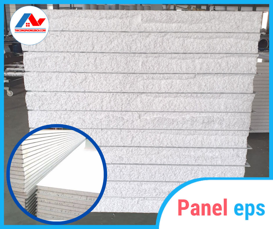 Vật liệu Panel EPS thường được sử dụng trong thi công phòng sạch